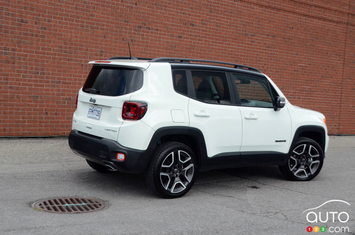 Jeep Renegade 2020, trois quarts arrière